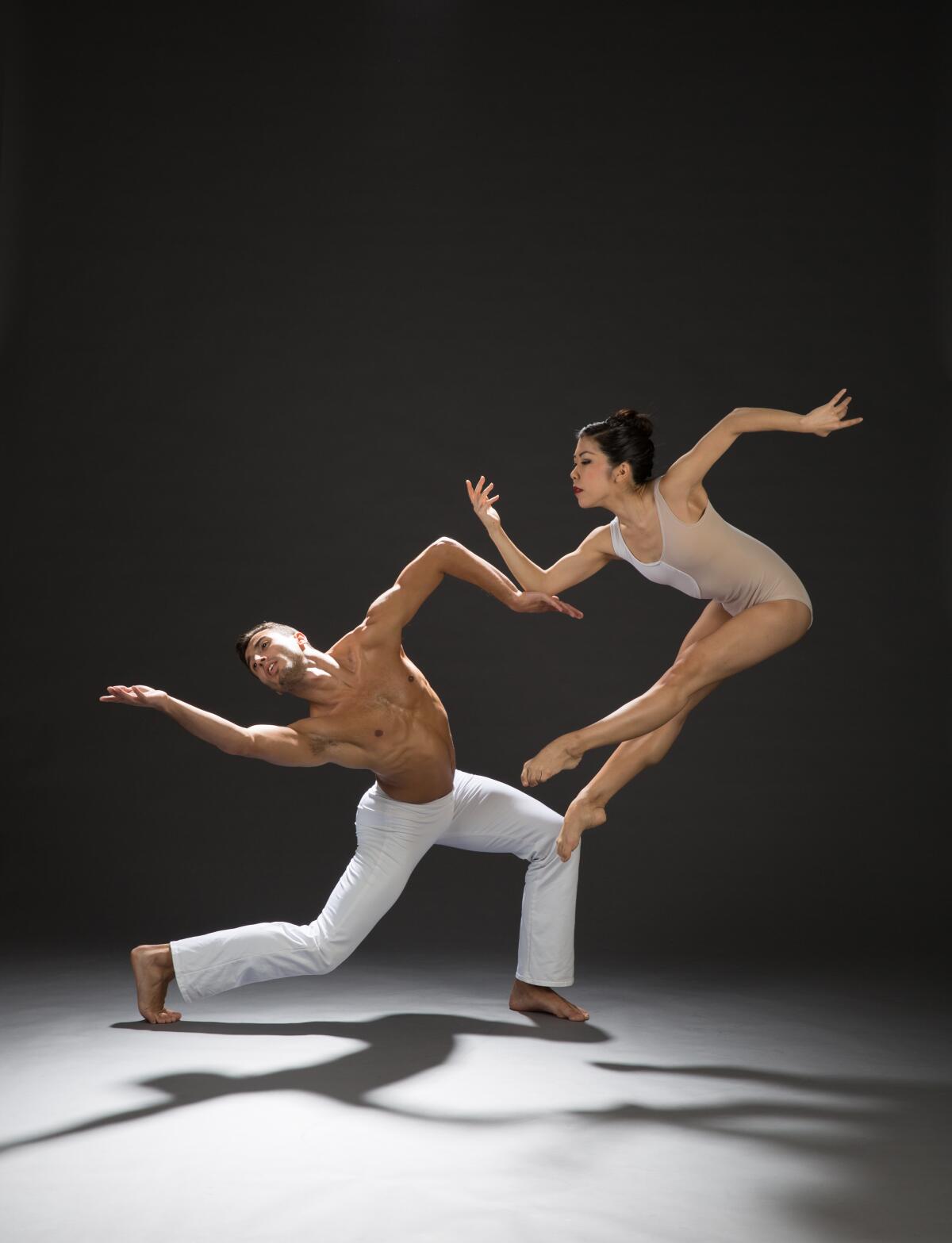 BalletX dancers Andrea Yorita and Richard Villaverde.