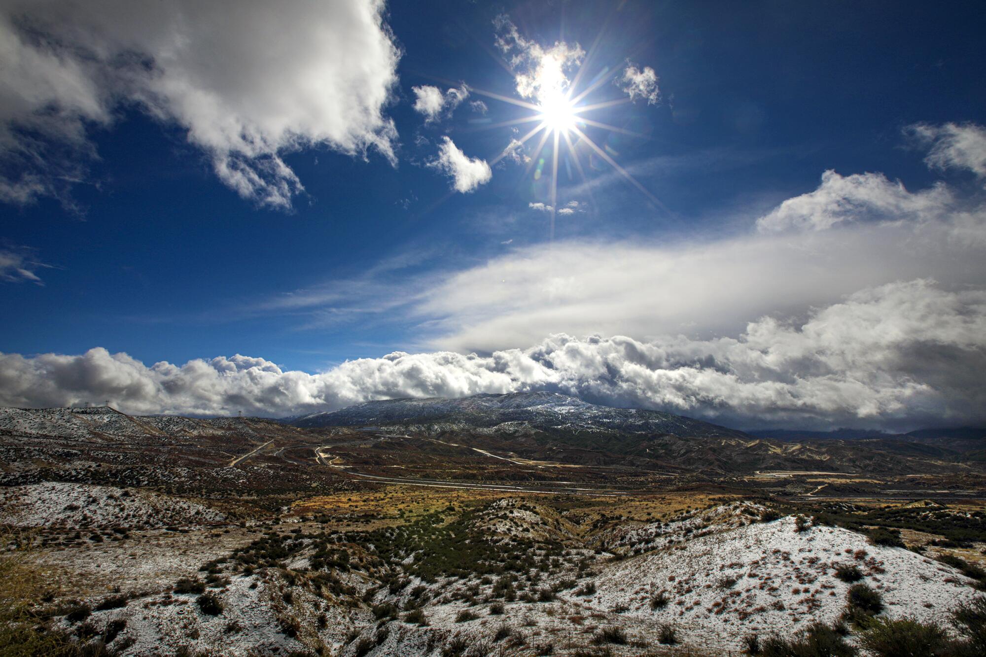 A view of Hesperia from Cajon Pass