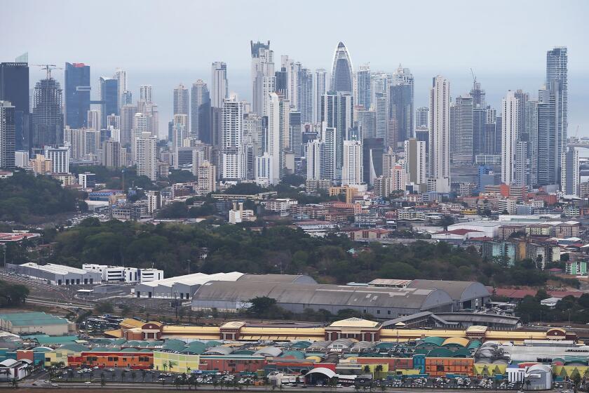 The Panama City skyline Thursday. The city is home to Mossack Fonseca, the law firm at the center of the Panama Papers scandal.