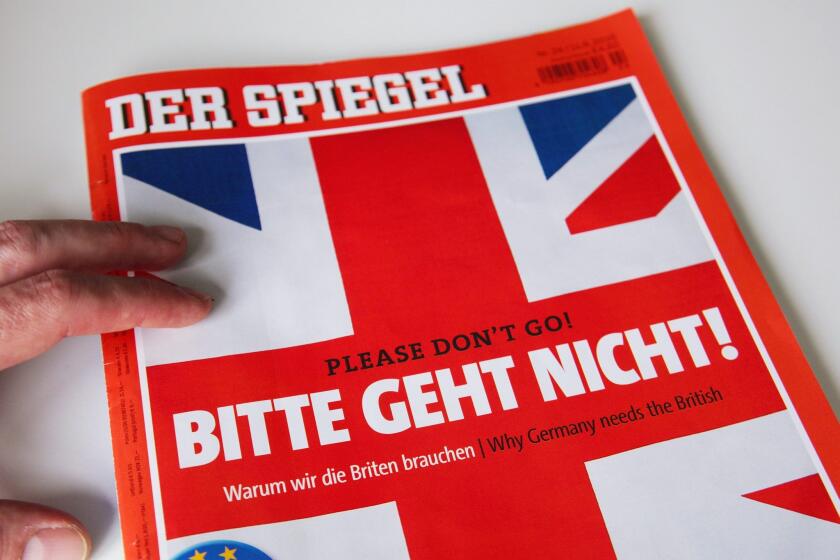 Der Spiegel: "Please don't go"