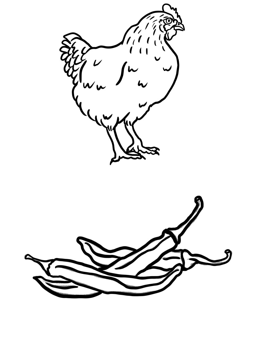 Chicken and chiles