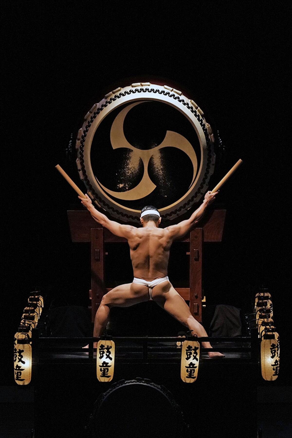 The Japanese percussion ensemble Kodo is noted for its highly theatrical performances.