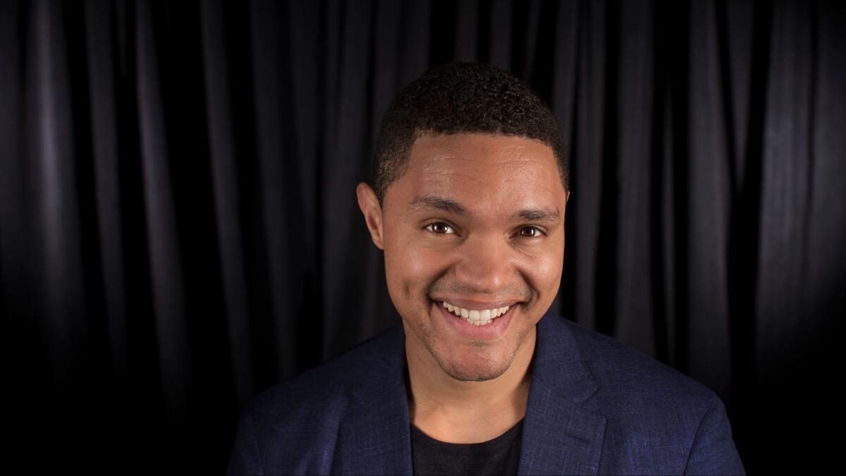 Trevor Noah, host of Comedy Central's "The Daily Show," and author of "Born a Crime."