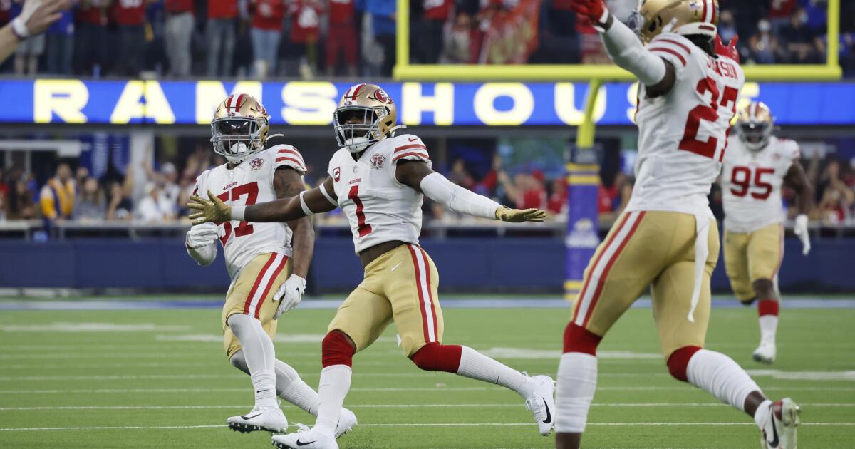 Rams lose to 49ers in overtime, but still win division title – Orange  County Register