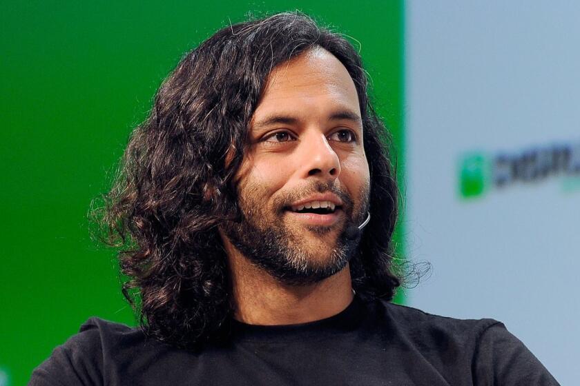 SAN FRANCISCO, CA - SEPTEMBER 06: Robinhood Co-Founder and Co-CEO Baiju Bhatt speaks onstage during Day 2 of TechCrunch Disrupt SF 2018 at Moscone Center on September 6, 2018 in San Francisco, California. (Photo by Steve Jennings/Getty Images for TechCrunch) ** OUTS - ELSENT, FPG, CM - OUTS * NM, PH, VA if sourced by CT, LA or MoD **