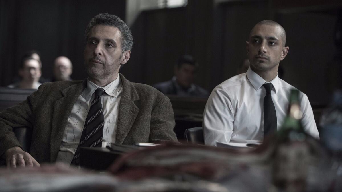 John Turturro and Riz Ahmed in "The Night Of." (HBO)