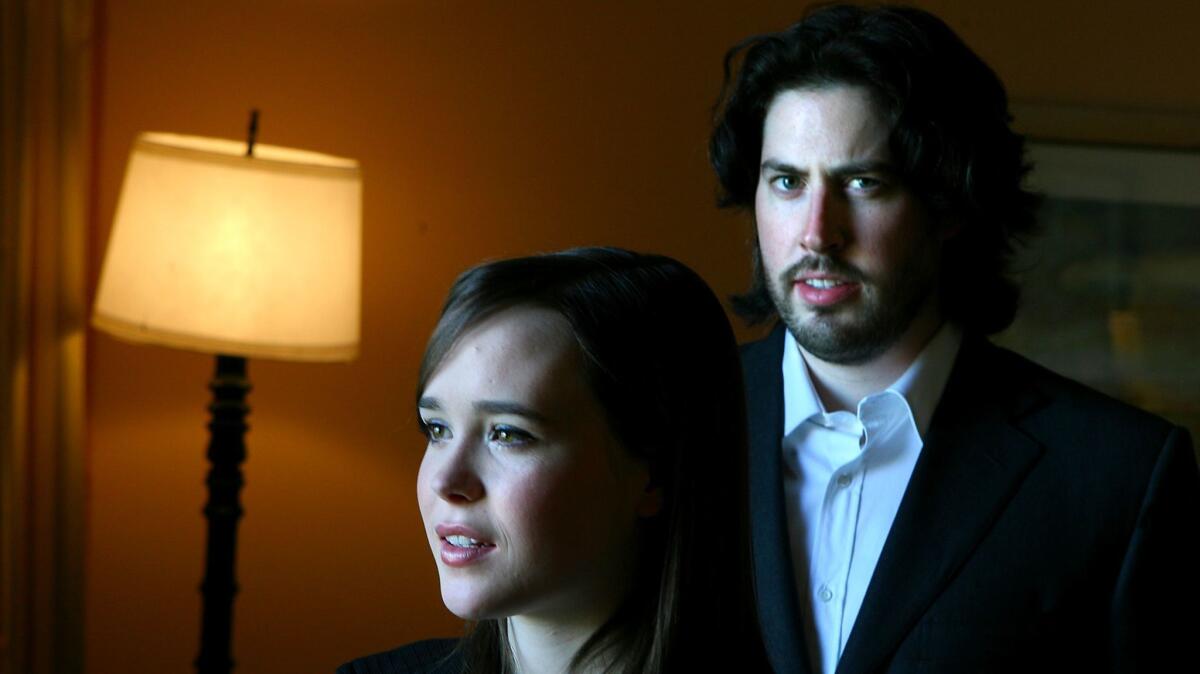 Ellen Page and Jason Reitman on the press tour for 2007's "Juno," which launched their careers in Hollywood.