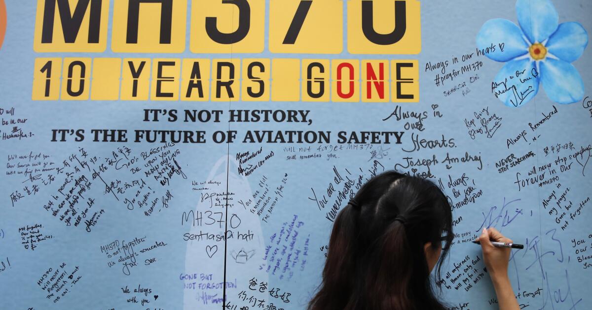 MH370航班失踪10年后，马来西亚可能会重新搜寻