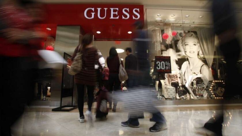 Guess' stock jumps after its earnings forecasts, with growth in Europe and - Los Angeles Times