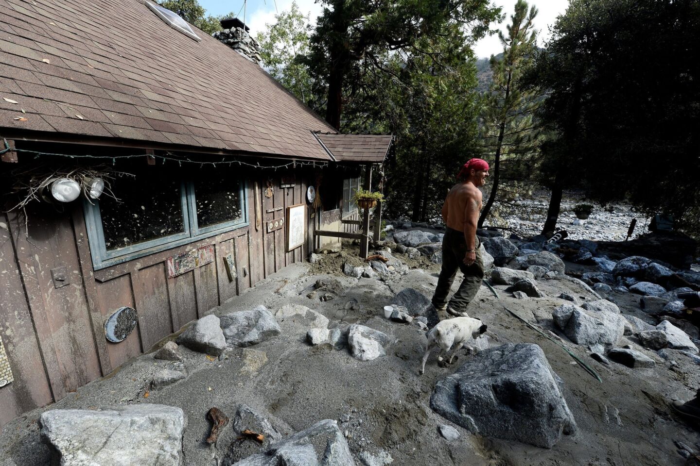 Rainfall causes debris flow and mudslides in California