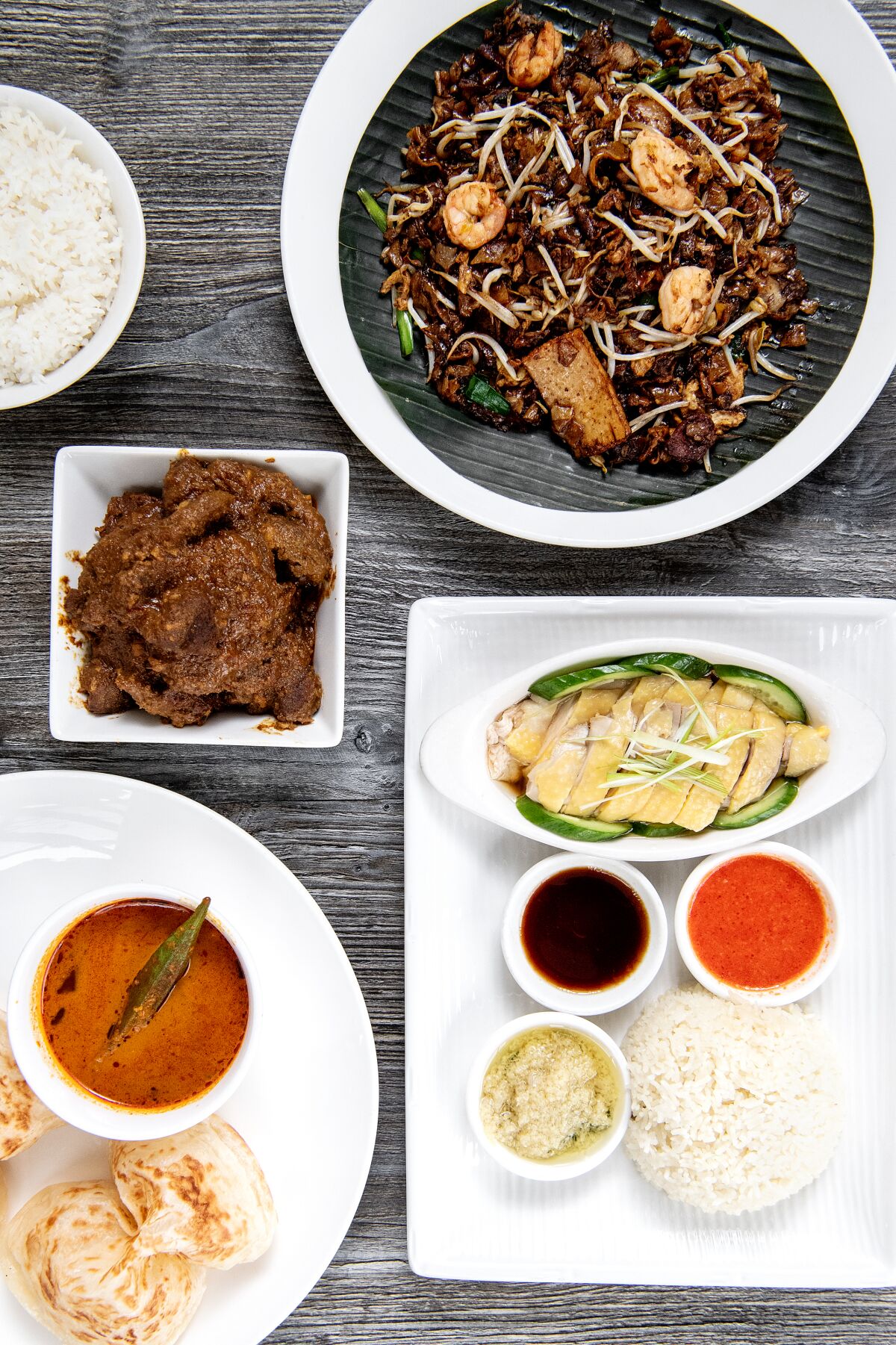 An array of dishes from Ipoh Kopitiam