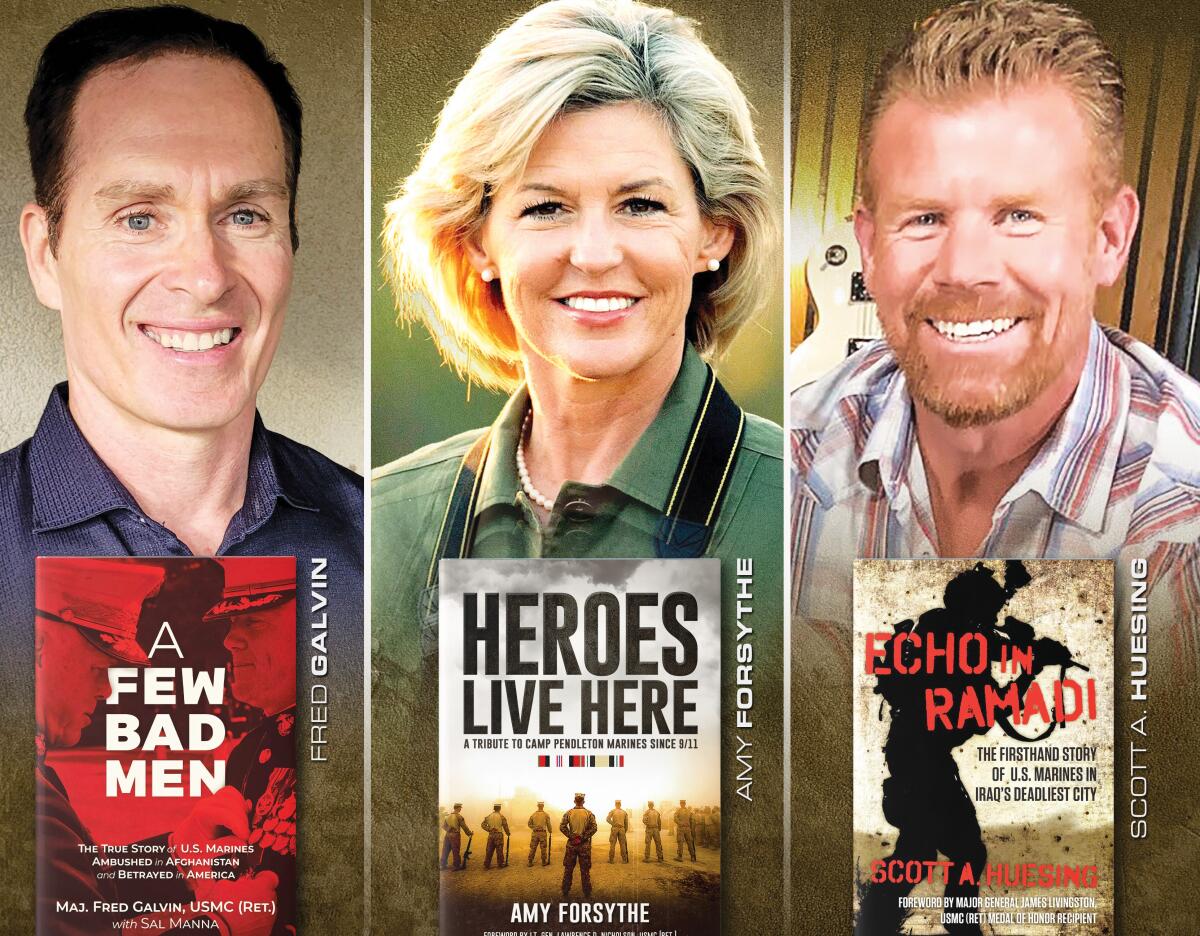 A panel discussion with three Marine Corps veterans will be held Sept. 11.