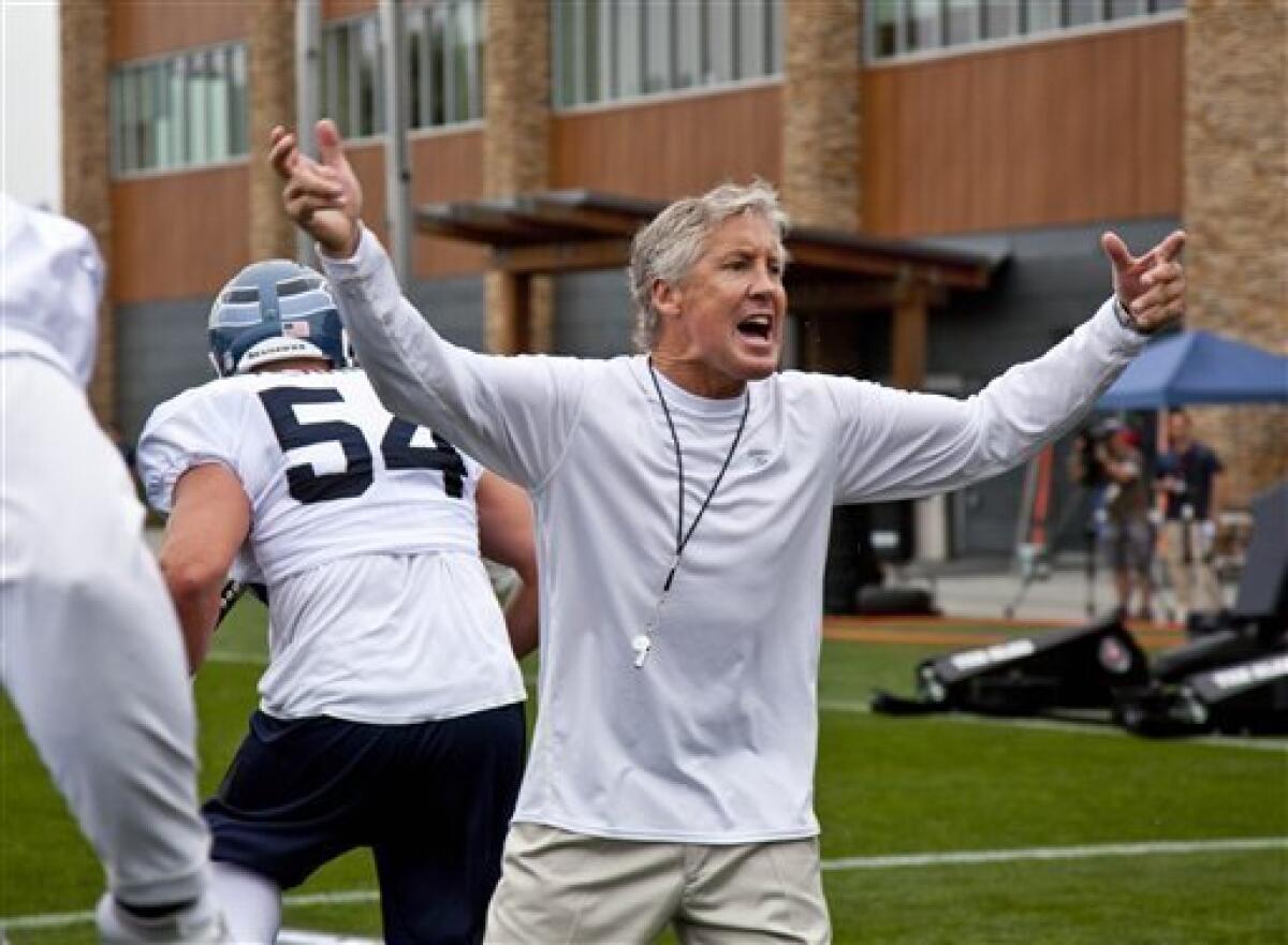 Pete Carroll all smiles to begin new Seahawks era - The San Diego