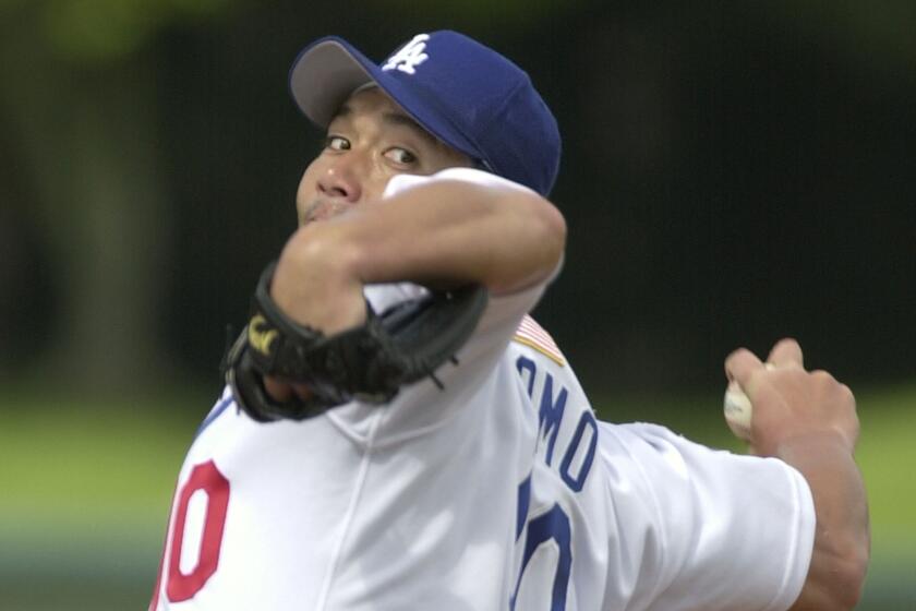 This day in sports: Hideo Nomo throws no-hitter for Red Sox - Los Angeles  Times