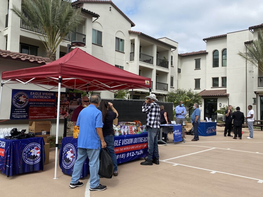 A recent job fair, hosted at Heroes Landing by Jamboree and its Community Collaborative service partners.
