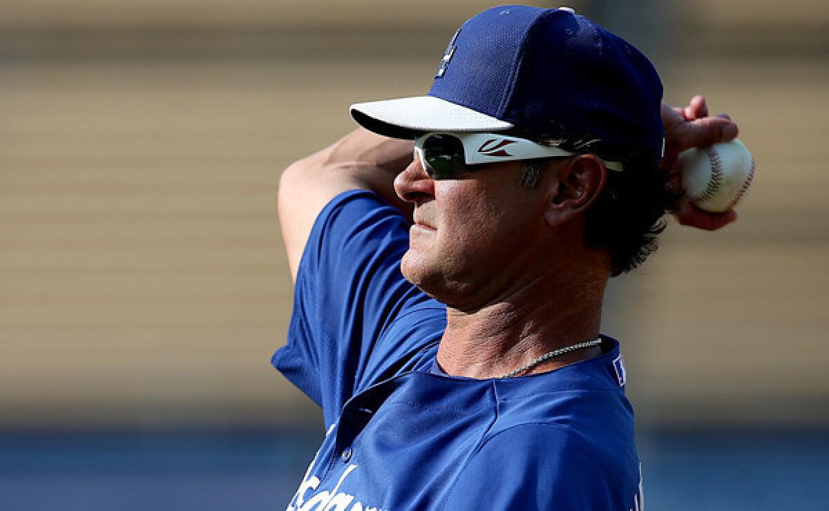 Dodgers Manager Don Mattingly was runner-up in voting for National League manager of the year last season.