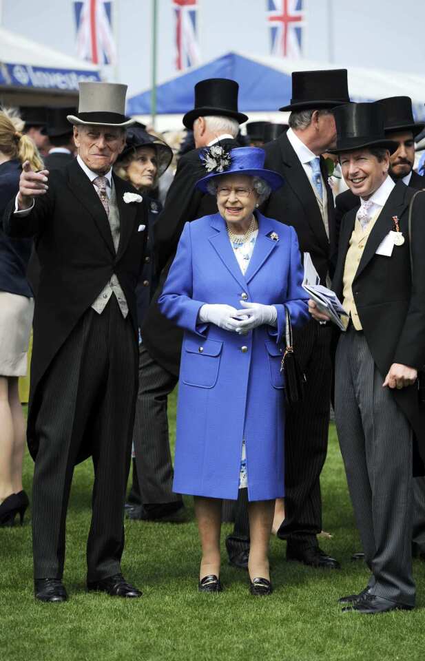 Queen Elizabeth II at the Epsom Derby