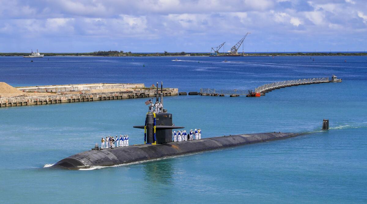 US Navy submarine Oklahoma City
