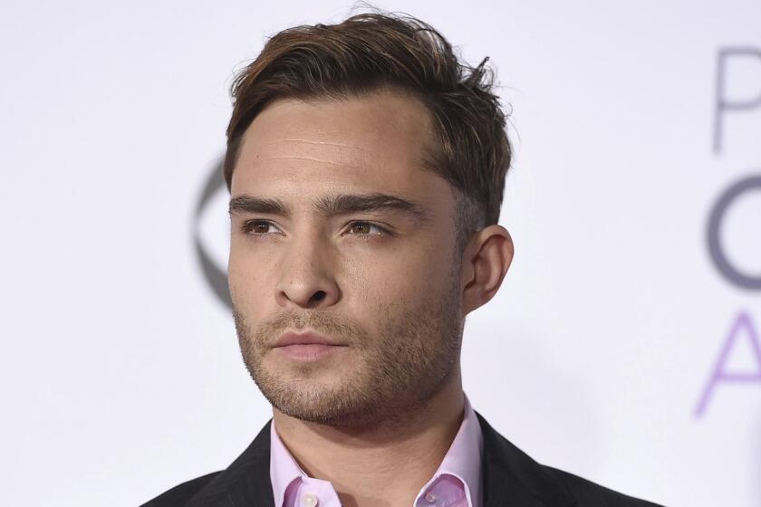FILE - In this Jan. 6, 2016 file photo, Ed Westwick arrives at the People's Choice Awards in Los Angeles. Westwick is accused of sexual assault. The BBC pulled an Agatha Christie adaptation from its television schedule and halted production on a second sitcom starring the "Gossip Girl' actor. Los Angeles police are investigating. He denies the allegations. (Photo by Jordan Strauss/Invision/AP, File)