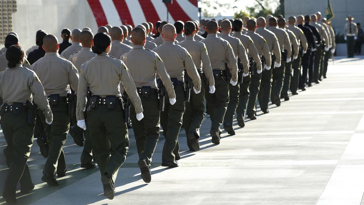 Law enforcement unions in Los Angeles, Orange and other counties are heading to court in an effort to stop departments from releasing disciplinary and other records issued before a new disclosure law took effect this year.