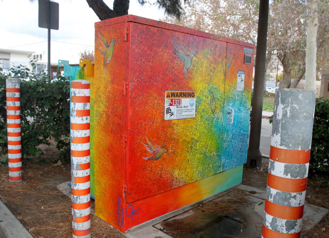 Photo Gallery: Artists paint utility boxes throughout Burbank