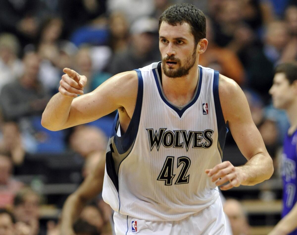 Kevin Love averaged more than 26.1 points and 12.5 rebounds a game for the Minnesota Timberwolves last season while collecting 65 double doubles in 77 games.