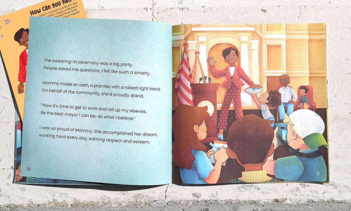 Tustin Mayor Letitia Clark's children's book "Mommy is the Mayor," about the role of a mayor.