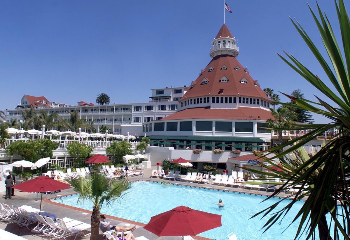 The Hotel del Coronado near San Diego is one of 16 hotels that will reportedly be acquired by Chinese firm Anbang Insurance Group.