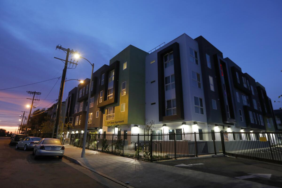 Located on El Segundo Boulevard and 127th Street, the two buildings are in the Harbor Gateway neighborhood.
