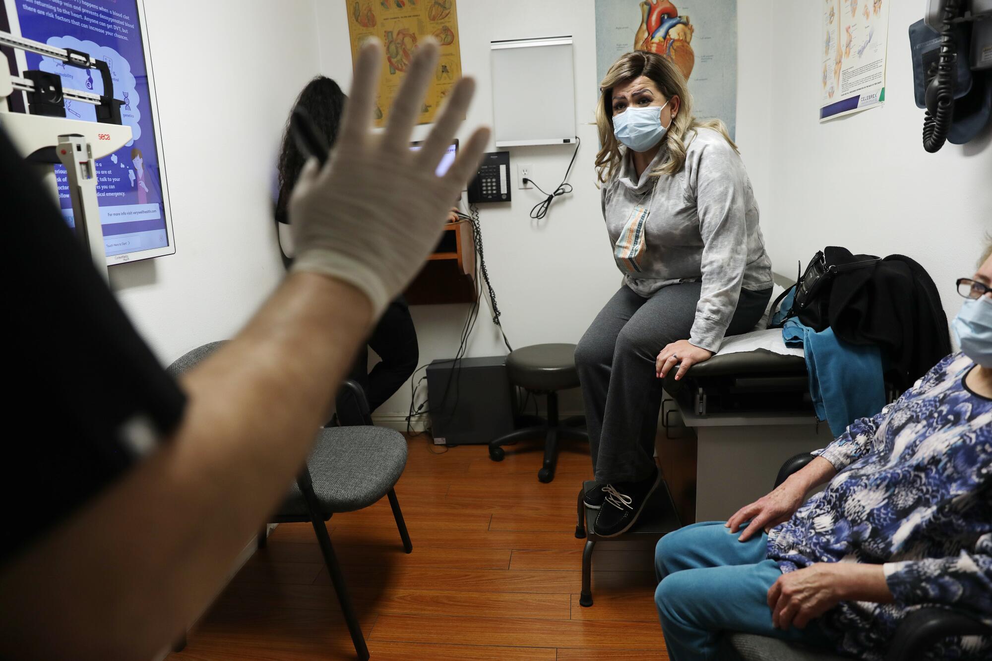  Blanca Lopez during an appointment with  Dr. Razmik Ohanjanian.