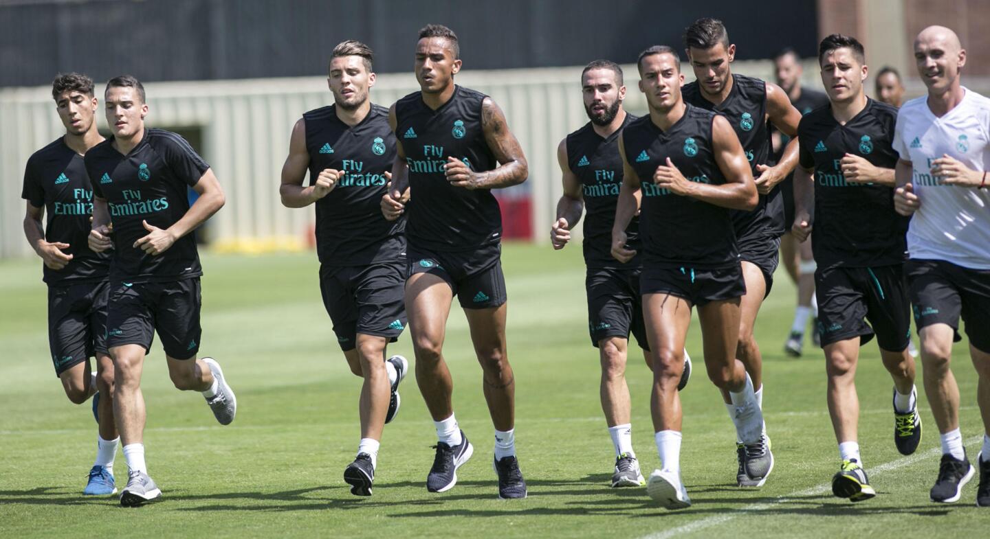 ENTRENAMIENTO DEL REAL MADRID EN EE.UU. PREVIO A COPA INTERNACIONAL DE CAMPEONES