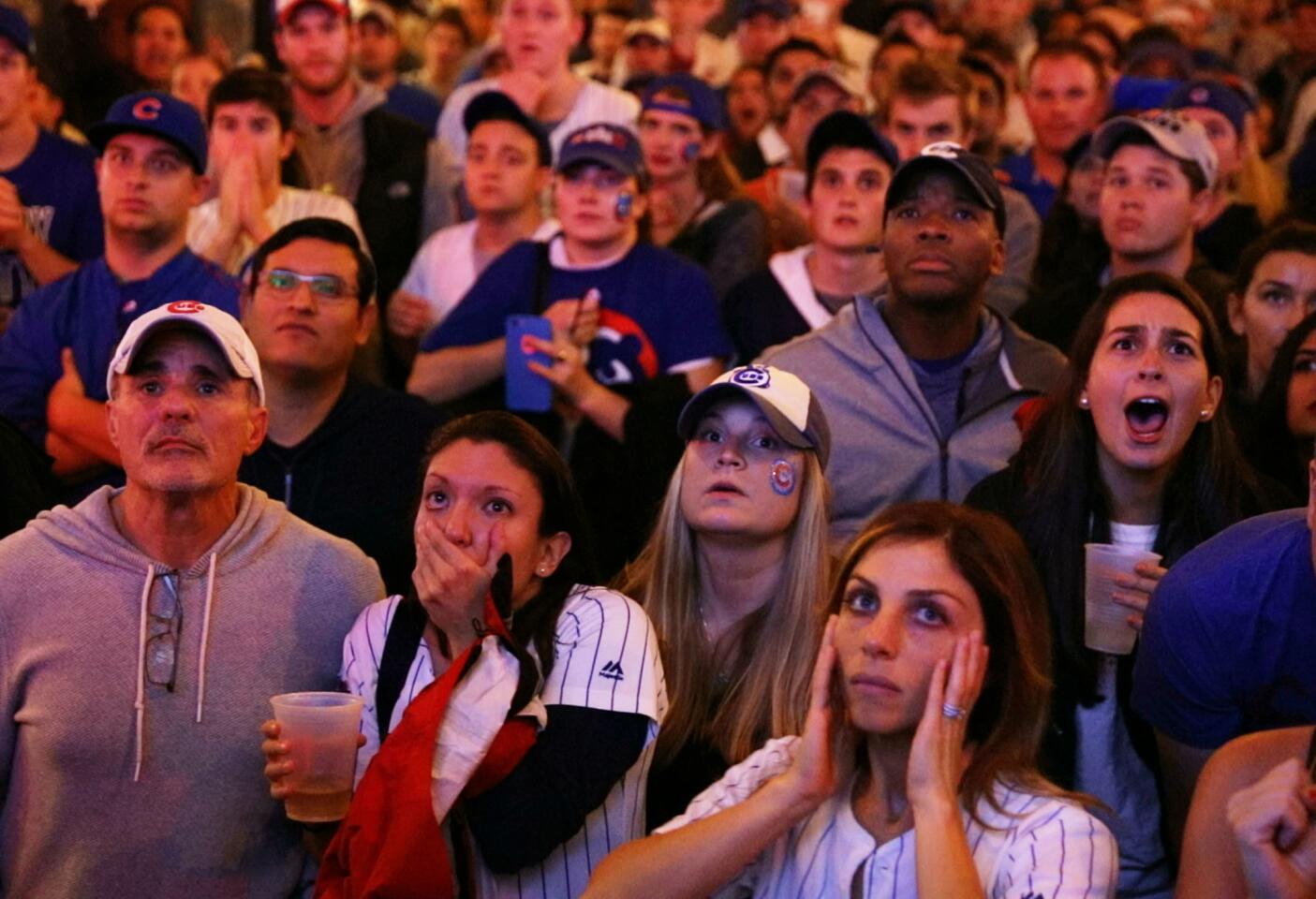Fans watch World Series Game 7