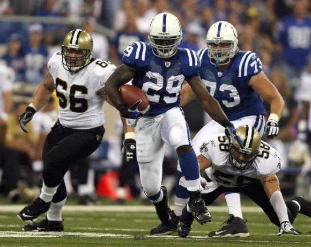Joseph Addai won't be wearing a Colts uniform while out-rushing defenders in the future.