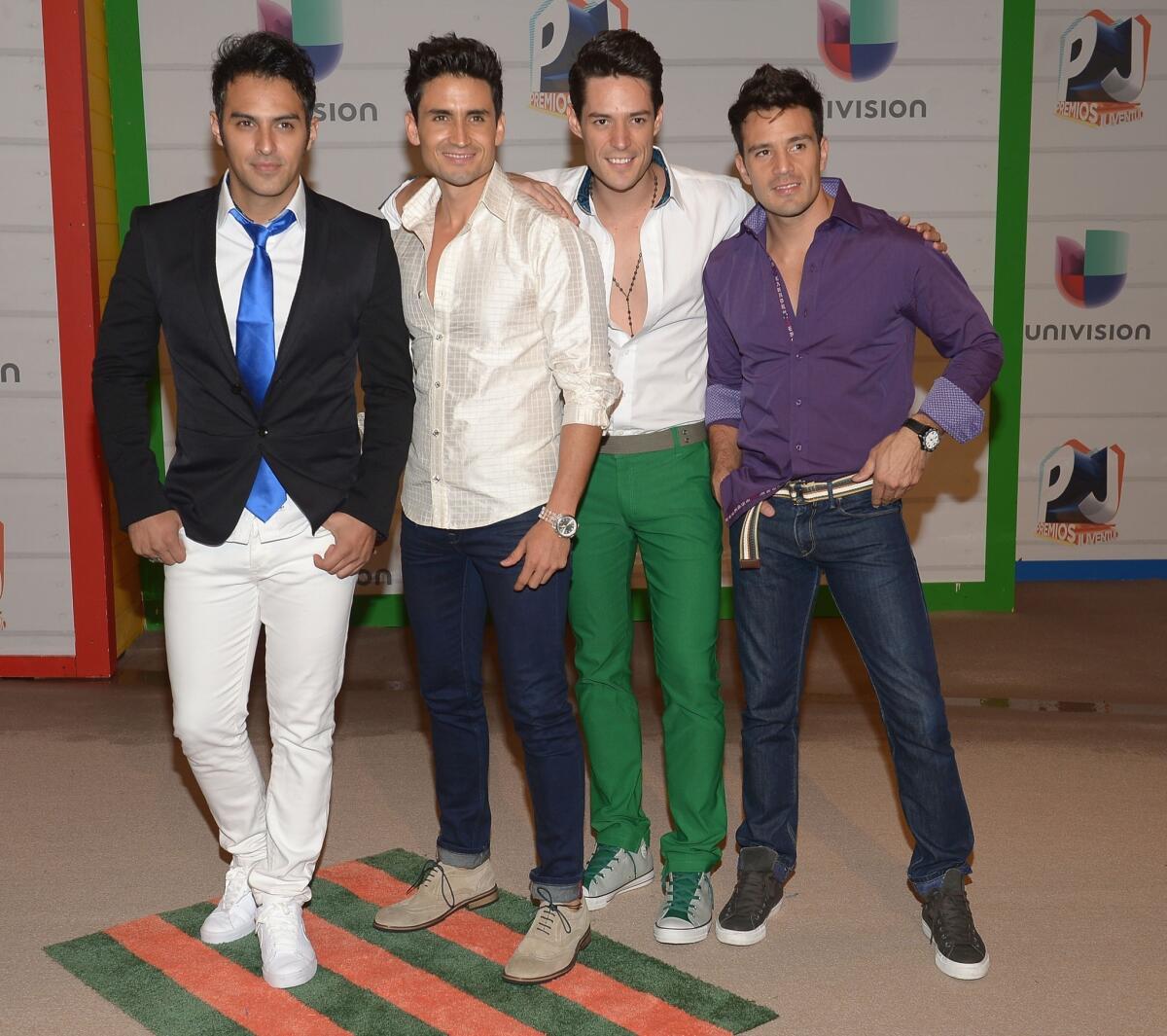 Marconi attends Univision's "Premios Juventud 2013" youth awards show in Miami.