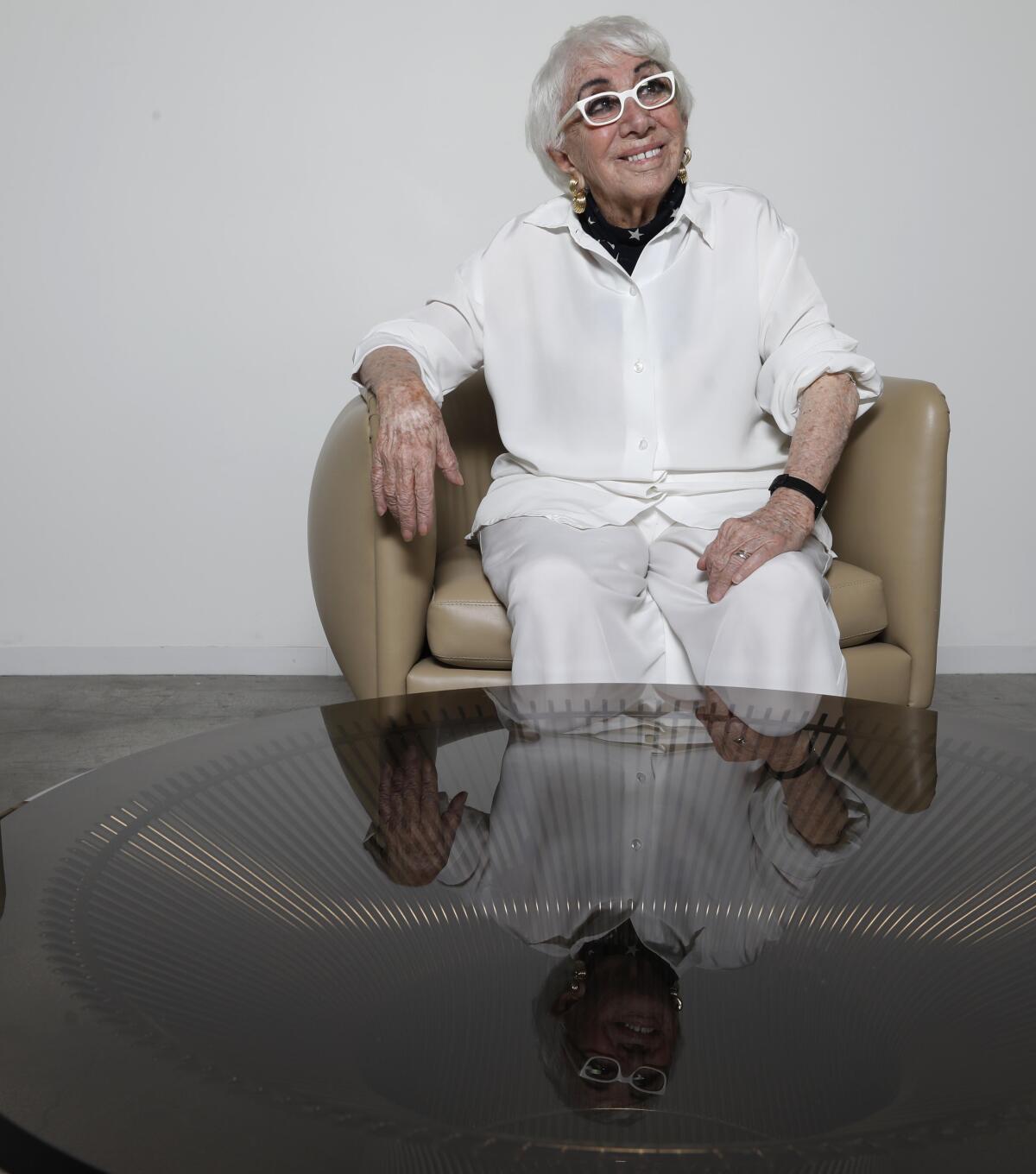 Italian director Lina Wertmüller, 91, photographed in Century City on Oct. 24, 2019.