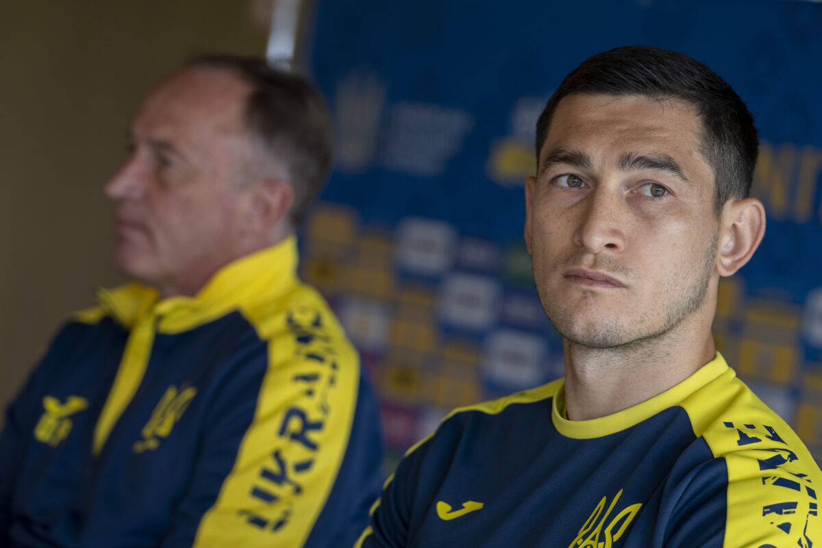 Taras Stepanenko of Ukraine's national soccer team.