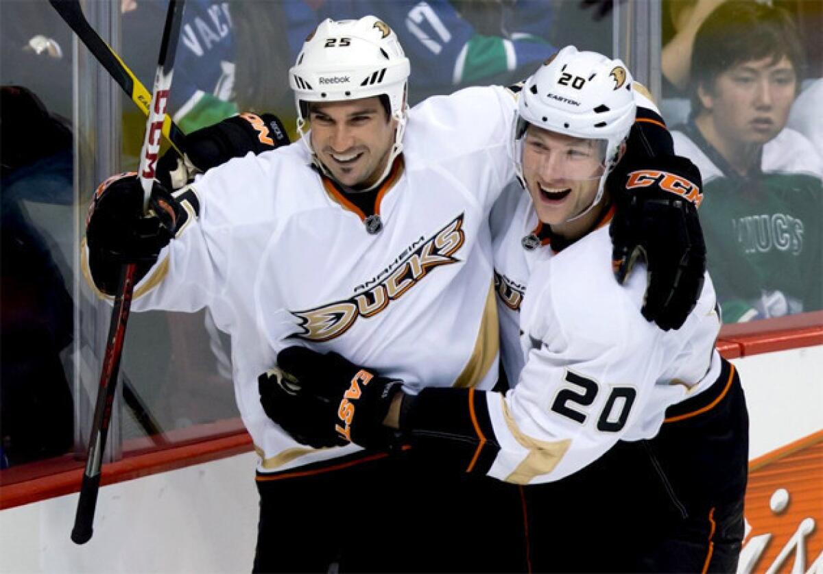 The Anaheim Ducks had to fight through a lull to hold the No. 2 seeding.