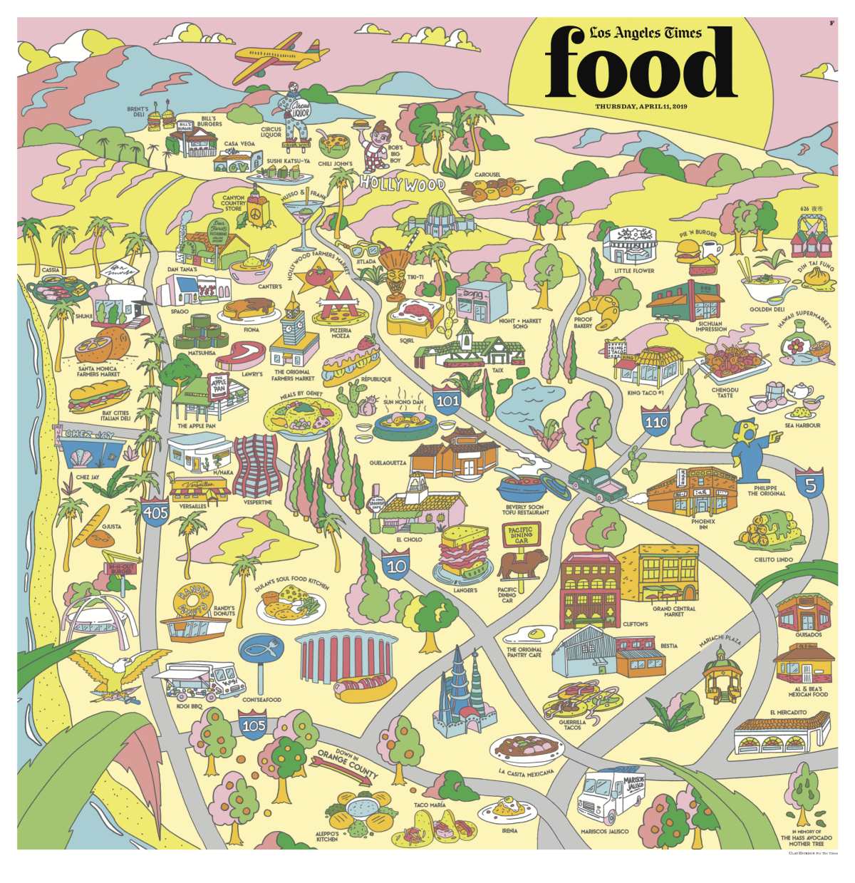 Los Angeles Times Food cover, April 11, 2019