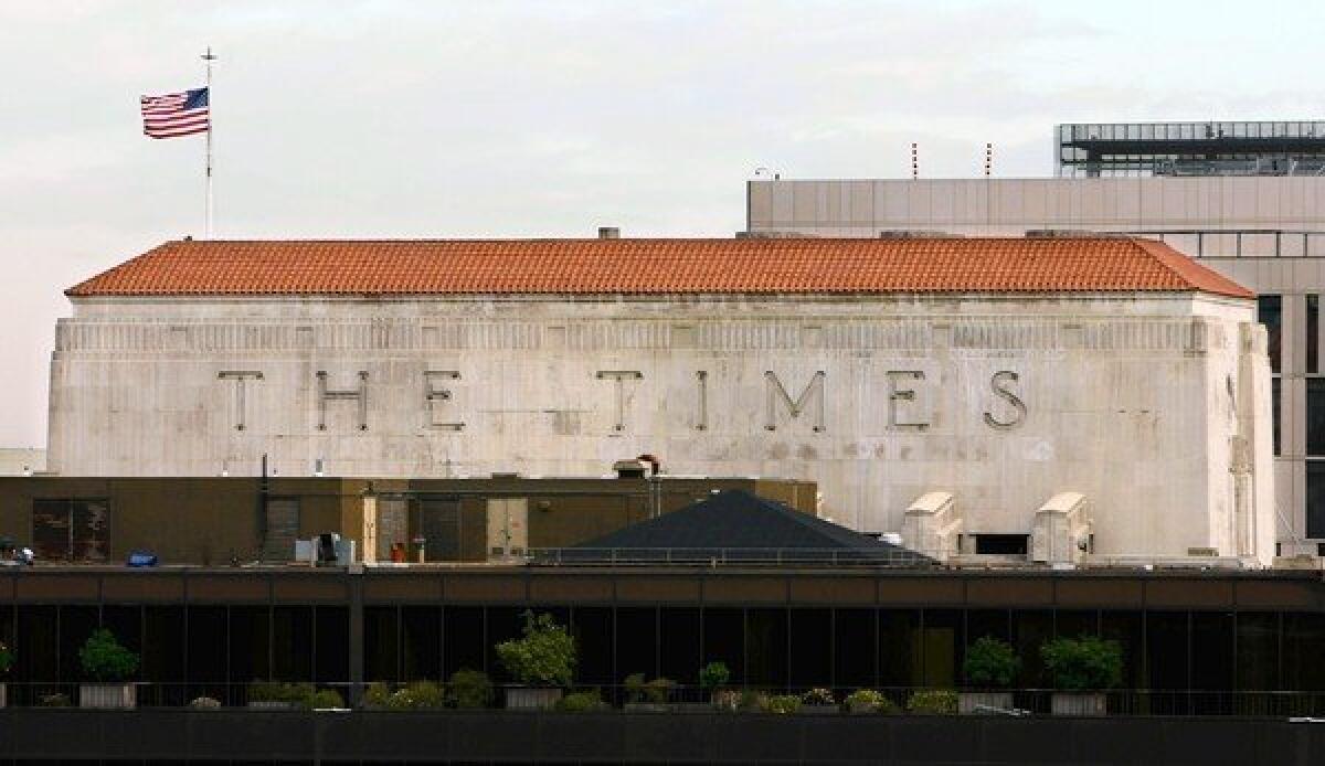 The times are changing for the Los Angeles Times and parent Tribune Co.