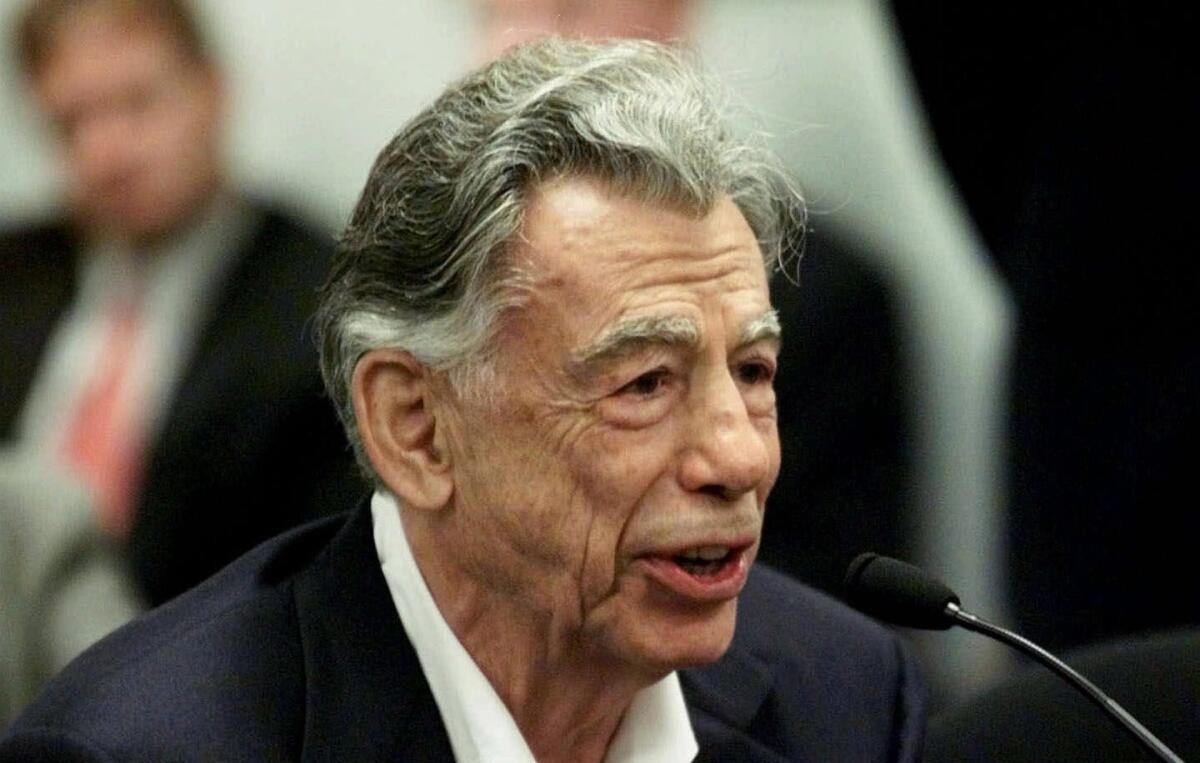 Billionaire investor Kirk Kerkorian is shown in this May 18, 2000 file photo in Jackson, Miss.