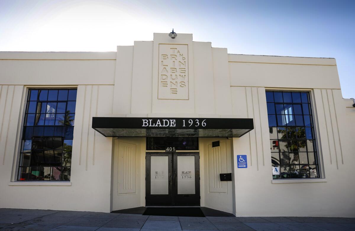 Howard Lipin  U-T The original Blade-Tribune and News building in Oceanside is now home to the restaurant Blade 1936.