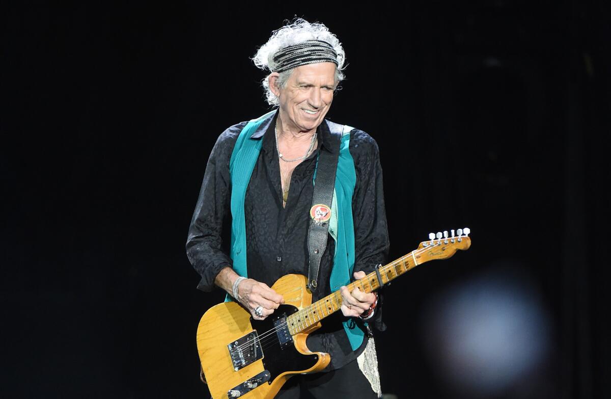 Keith Richards of the Rolling Stones. Sirius XM has agreed to pay $210 million to record labels for old recordings.