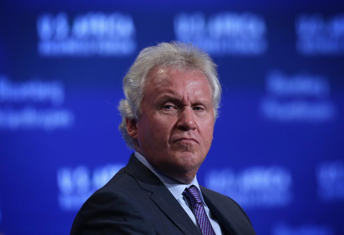 General Electric CEO Jeffrey Immelt participates in U.S.- Africa business conference in Washington.