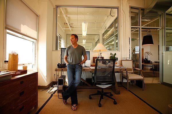 Steve Hansen, president of TrueCar, in the company's headquarters in Santa Monica's Clock Tower building. Standard office space can make creative thinkers feel constrained, he says.
