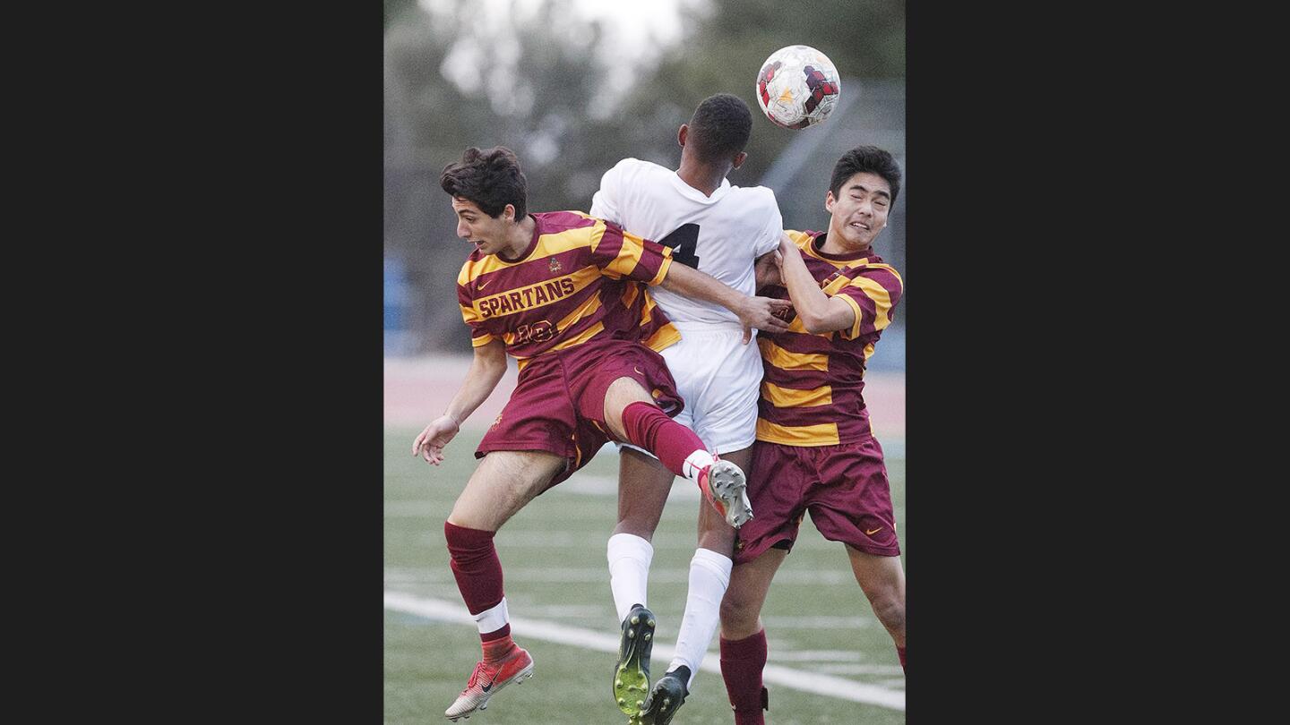 Photo Gallery: Crescenta Valley vs. La Canada in nonleague boys' soccer
