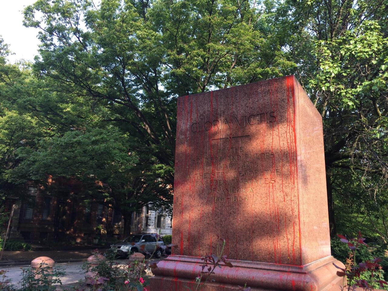 Monument removed