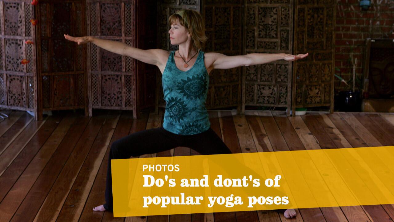 A few simple techniques can make the difference between a sore back (or other body part) and a strong, healthy one. Click through these do's and don'ts of popular yoga positions. Christine Burke is co-owner and director of Liberation Yoga, Los Angeles. Candace Morano is a New York-based yoga instructor and educational kinesiologist. By Jeannine Stein.