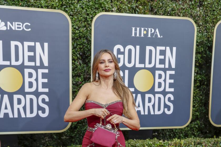 \ Sofia Vergara arriving at the 77th Golden Globe Awards at the Beverly Hilton on January 05, 2020.