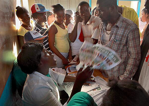 Chaos in Haiti elections