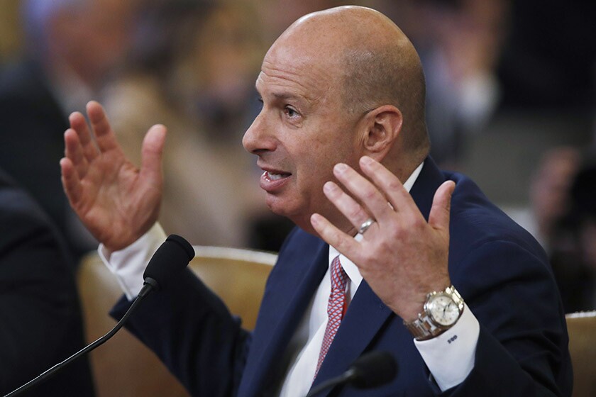 Gordon Sondland, U.S. ambassador to the European Union, testifies Wednesday.